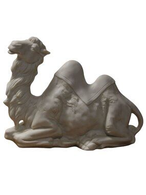 Vtg Homeco Porcelain Camel White Matte Finish Collectible #5621